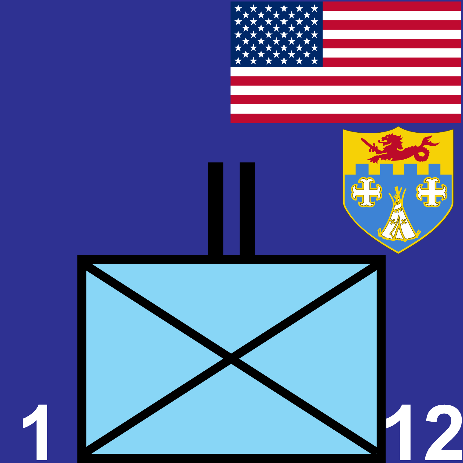 1st Battalion, 12th Infantry marker